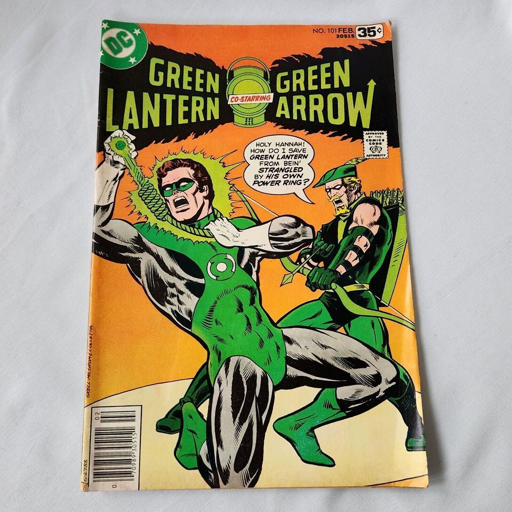 Green‎ Lantern Vol 2 #101 DC Comics DCU 1978 Green Arrow Black Canary Mike Grell